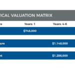 Hypothetical Valuation Matrix