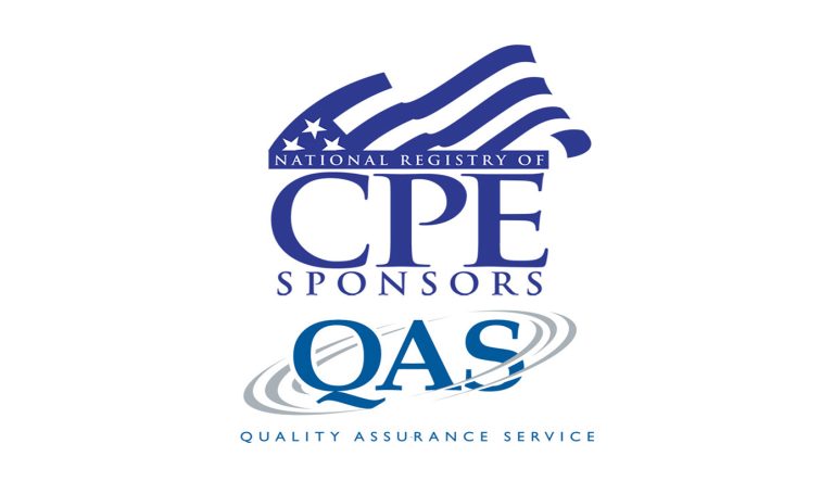 NASBA QAS CPE Sponsor Logo